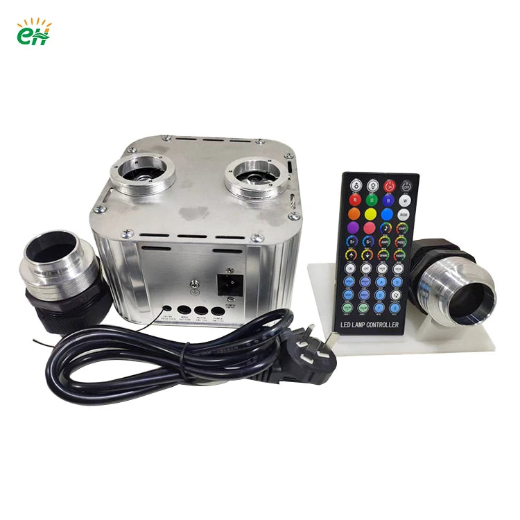 Professional Bright Dual Port 32W Twinkle LED Fiber Optic Light Engine for Home Decoration and Starry Ceiling Sky DIY